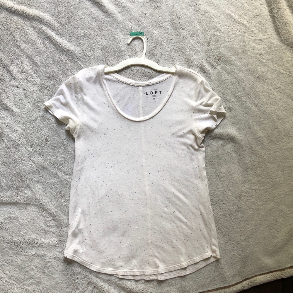 Loft Causal Scoop Neck T-Shirt